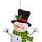 Glitzhome® 2ft. Metal Santa, Snowman & Tree Yard Stake Set